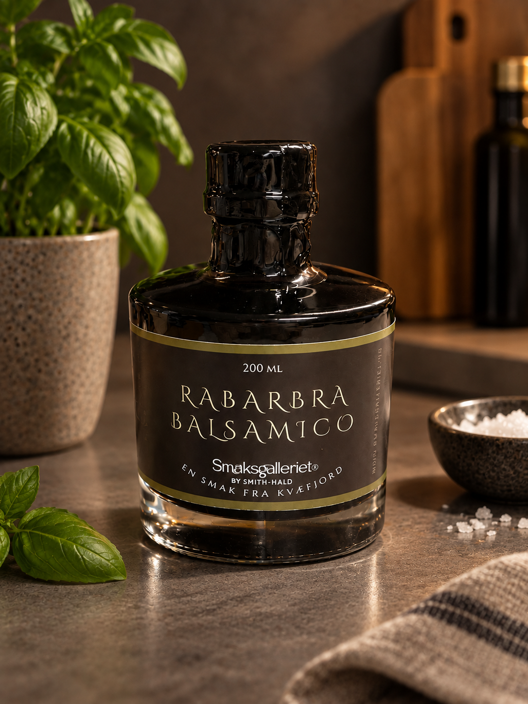 Flaske med rabarbra balsamico, 200ml