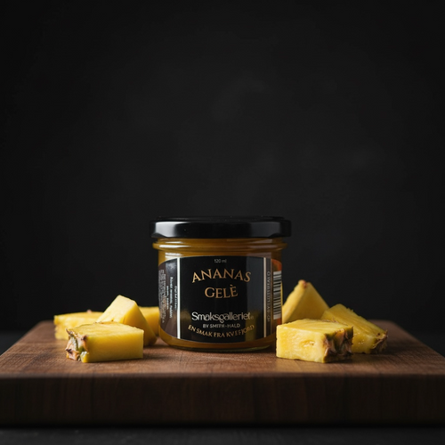 Søt gelé med ananas